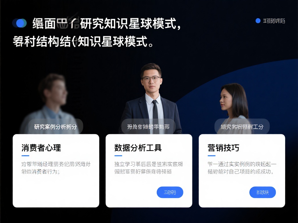 举例来说，一位市场营销经理为了更好地理解